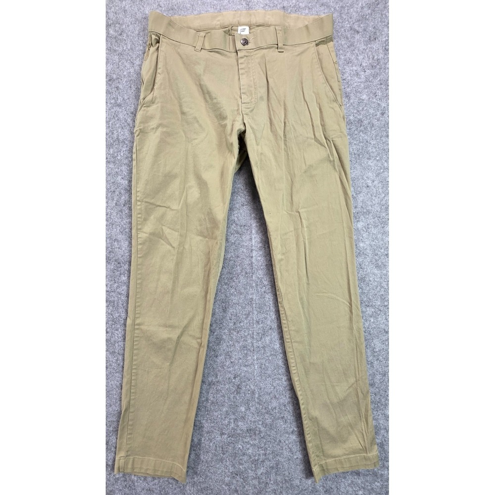 Fabletics The High Side Chino Pants Men's 33x32 Khaki Beige